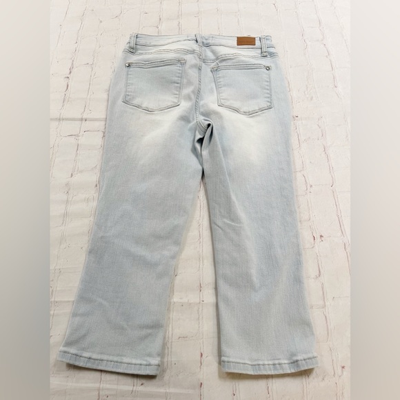 Judy blue skinny fit capri jean light wash stretch women’s size 7/28 - Picture 2 of 9